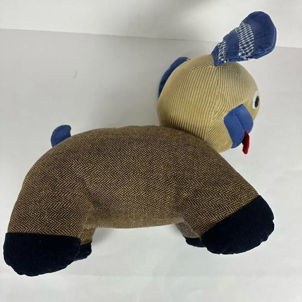 Pottery Barn Kids Tweed Corduroy Plush Puppy Dog 14